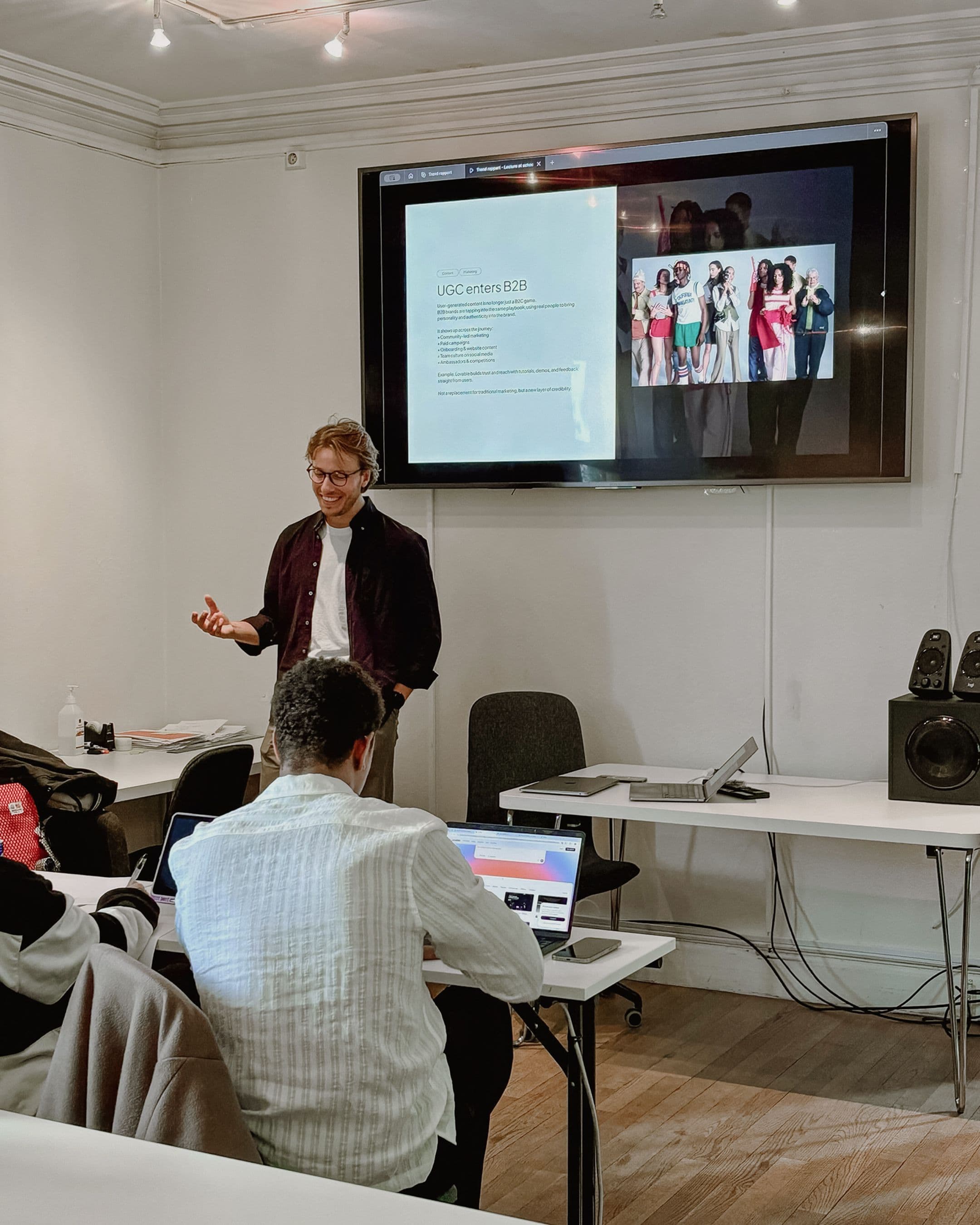 Most lecture at design School Forsbergs